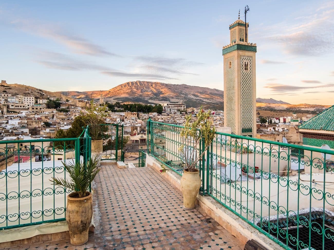 Fes medina and cityscape